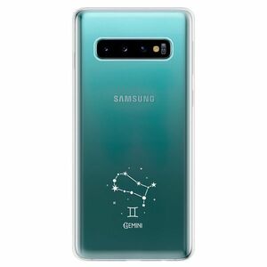 Odolné silikonové pouzdro iSaprio - čiré - Blíženci - Samsung Galaxy S10 obraz