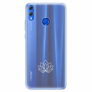 Silikonové pouzdro iSaprio - čiré - Lotos - Huawei Honor 8X obraz