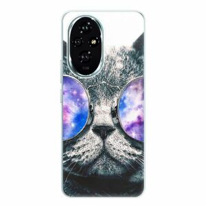 Odolné silikonové pouzdro iSaprio - Galaxy Cat - Honor 200 obraz