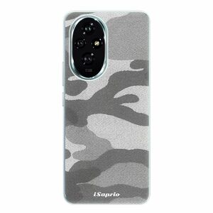 Odolné silikonové pouzdro iSaprio - Gray Camuflage 02 - Honor 200 obraz