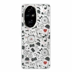 Odolné silikonové pouzdro iSaprio - Vintage Pattern 01 - black - Honor 200 Pro obraz