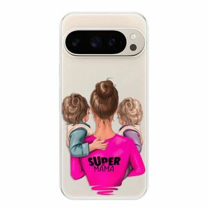 Odolné silikonové pouzdro iSaprio - Super Mama - Two Boys - Google Pixel 9 / 9 Pro obraz