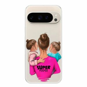 Odolné silikonové pouzdro iSaprio - Super Mama - Two Girls - Google Pixel 9 / 9 Pro obraz