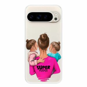 Odolné silikonové pouzdro iSaprio - Super Mama - Two Girls - Google Pixel 9 Pro XL obraz