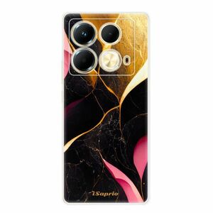 Odolné silikonové pouzdro iSaprio - Gold Pink Marble - Infinix Note 40 obraz