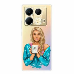 Odolné silikonové pouzdro iSaprio - Coffe Now - Blond - Infinix Note 40 obraz