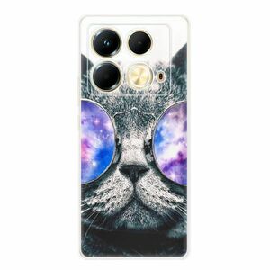 Odolné silikonové pouzdro iSaprio - Galaxy Cat - Infinix Note 40 obraz