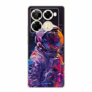 Odolné silikonové pouzdro iSaprio - Neon Astronaut - Infinix Note 40 PRO / Note 40 PRO+ 5G obraz