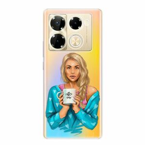 Odolné silikonové pouzdro iSaprio - Coffe Now - Blond - Infinix Note 40 PRO / Note 40 PRO+ 5G obraz