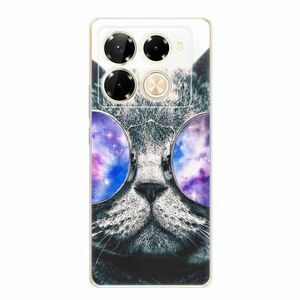 Odolné silikonové pouzdro iSaprio - Galaxy Cat - Infinix Note 40 PRO / Note 40 PRO+ 5G obraz