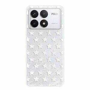 Odolné silikonové pouzdro iSaprio - Stars Pattern - white - Poco F6 Pro obraz