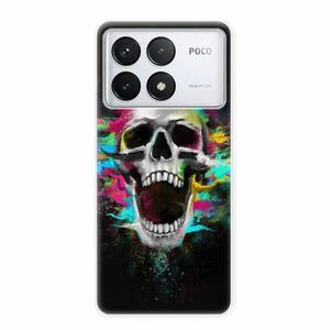 Odolné silikonové pouzdro iSaprio - Skull in Colors - Poco F6 Pro obraz