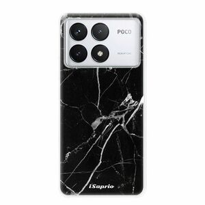 Odolné silikonové pouzdro iSaprio - Black Marble 18 - Poco F6 Pro obraz