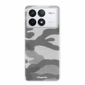 Odolné silikonové pouzdro iSaprio - Gray Camuflage 02 - Poco F6 Pro obraz