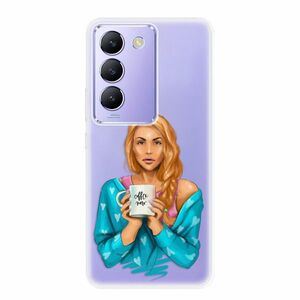 Odolné silikonové pouzdro iSaprio - Coffe Now - Redhead - Vivo V40 SE 4G/5G obraz