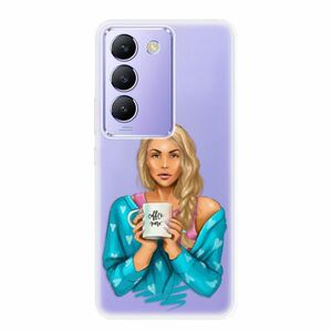 Odolné silikonové pouzdro iSaprio - Coffe Now - Blond - Vivo V40 SE 4G/5G obraz