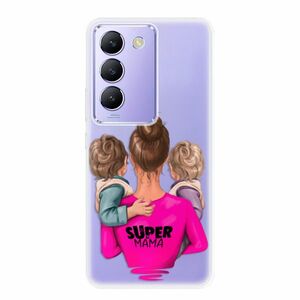 Odolné silikonové pouzdro iSaprio - Super Mama - Two Boys - Vivo V40 SE 4G/5G obraz