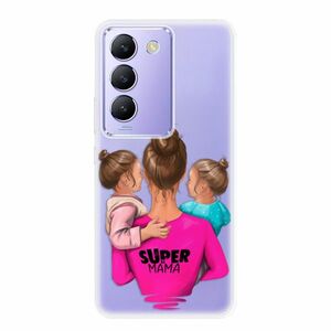 Odolné silikonové pouzdro iSaprio - Super Mama - Two Girls - Vivo V40 SE 4G/5G obraz