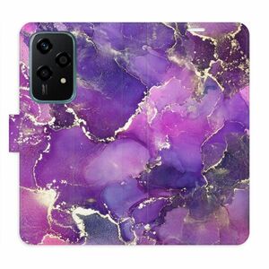 Flipové pouzdro iSaprio - Purple Marble - Honor 200 Lite obraz