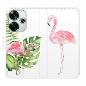 Flipové pouzdro iSaprio - Flamingos - Poco F6 obraz