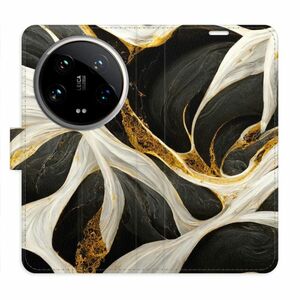 Flipové pouzdro iSaprio - BlackGold Marble - Xiaomi 14 Ultra obraz