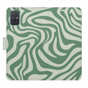 Flipové pouzdro iSaprio - Zebra Green 02 - Samsung Galaxy A71 obraz