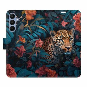 Flipové pouzdro iSaprio - Flower Jaguar 02 - Samsung Galaxy A25 5G obraz