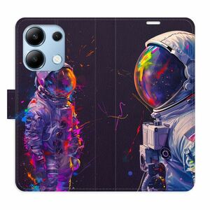 Flipové pouzdro iSaprio - Neon Astronaut 02 - Xiaomi Redmi Note 13 obraz