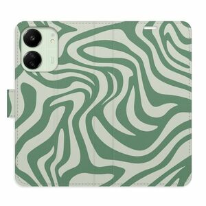 Flipové pouzdro iSaprio - Zebra Green 02 - Xiaomi Redmi 13C obraz