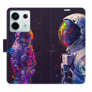 Flipové pouzdro iSaprio - Neon Astronaut 02 - Xiaomi Redmi Note 13 Pro 5G / Poco X6 5G obraz