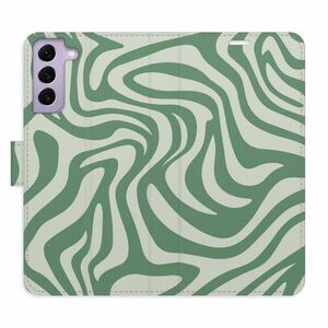 Flipové pouzdro iSaprio - Zebra Green 02 - Samsung Galaxy S22 5G obraz