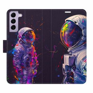 Flipové pouzdro iSaprio - Neon Astronaut 02 - Samsung Galaxy S22 5G obraz