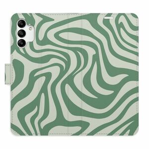 Flipové pouzdro iSaprio - Zebra Green 02 - Samsung Galaxy A04s obraz