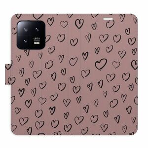 Flipové pouzdro iSaprio - Heart Dark 02 - Xiaomi 13 obraz