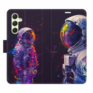 Flipové pouzdro iSaprio - Neon Astronaut 02 - Samsung Galaxy A54 5G obraz