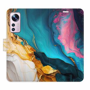 Flipové pouzdro iSaprio - Colourful Marble - Xiaomi 12 / 12X obraz