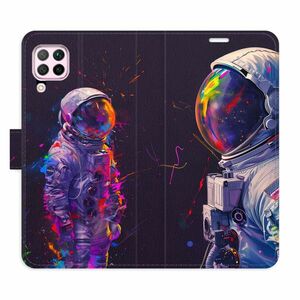 Flipové pouzdro iSaprio - Neon Astronaut 02 - Huawei P40 Lite obraz