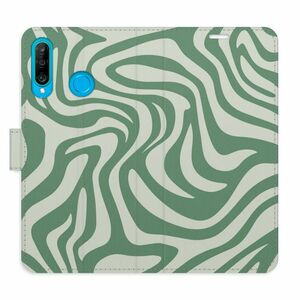 Flipové pouzdro iSaprio - Zebra Green 02 - Huawei P30 Lite obraz