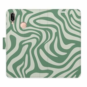 Flipové pouzdro iSaprio - Zebra Green 02 - Huawei P20 Lite obraz