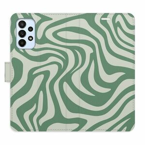 Flipové pouzdro iSaprio - Zebra Green 02 - Samsung Galaxy A23 / A23 5G obraz