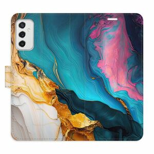 Flipové pouzdro iSaprio - Colourful Marble - Samsung Galaxy M52 5G obraz