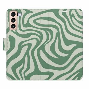 Flipové pouzdro iSaprio - Zebra Green 02 - Samsung Galaxy S21 obraz