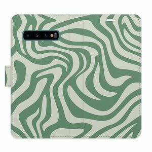 Flipové pouzdro iSaprio - Zebra Green 02 - Samsung Galaxy S10 obraz