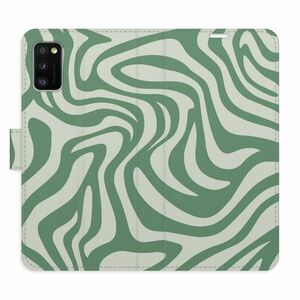 Flipové pouzdro iSaprio - Zebra Green 02 - Samsung Galaxy A41 obraz