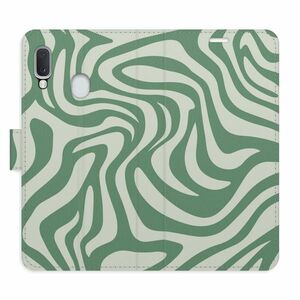 Flipové pouzdro iSaprio - Zebra Green 02 - Samsung Galaxy A20e obraz