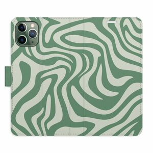 Flipové pouzdro iSaprio - Zebra Green 02 - iPhone 11 Pro obraz