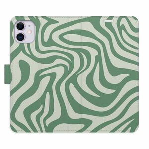 Flipové pouzdro iSaprio - Zebra Green 02 - iPhone 11 obraz