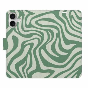 Flipové pouzdro iSaprio - Zebra Green 02 - iPhone 16 Plus obraz