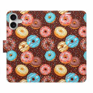 Flipové pouzdro iSaprio - Donuts Pattern - iPhone 16 Plus obraz