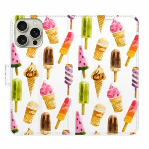 Flipové pouzdro iSaprio - Ice Cream Pattern - iPhone 16 Pro Max obraz